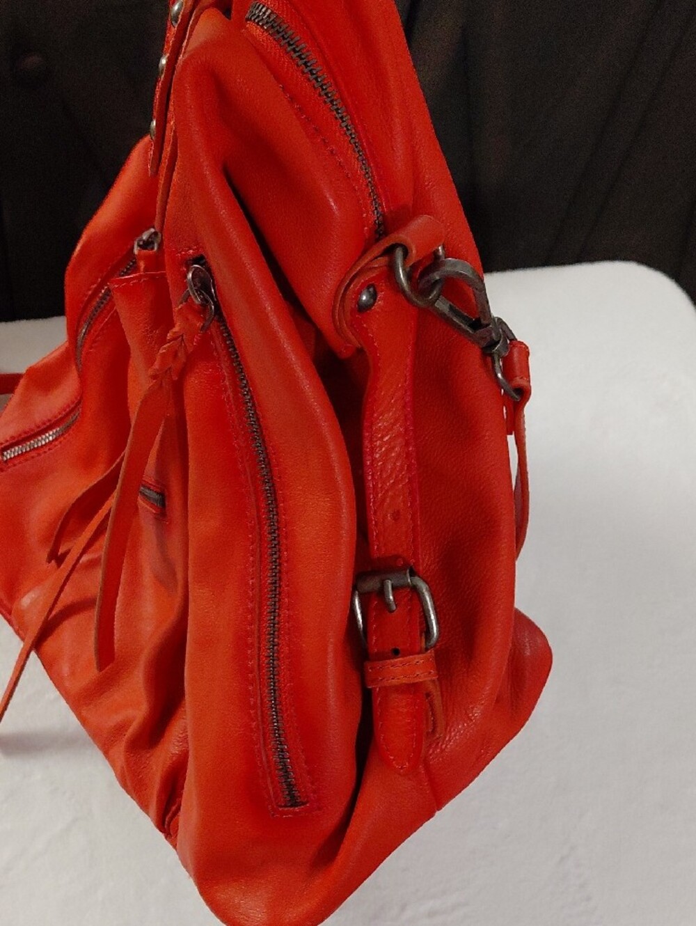 Free People Large Emerson In Red Clay - Picture 11 of 14